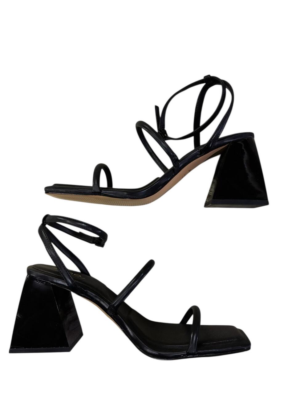 Aldo Chunky Platform Heel Ankle Strap Y2K